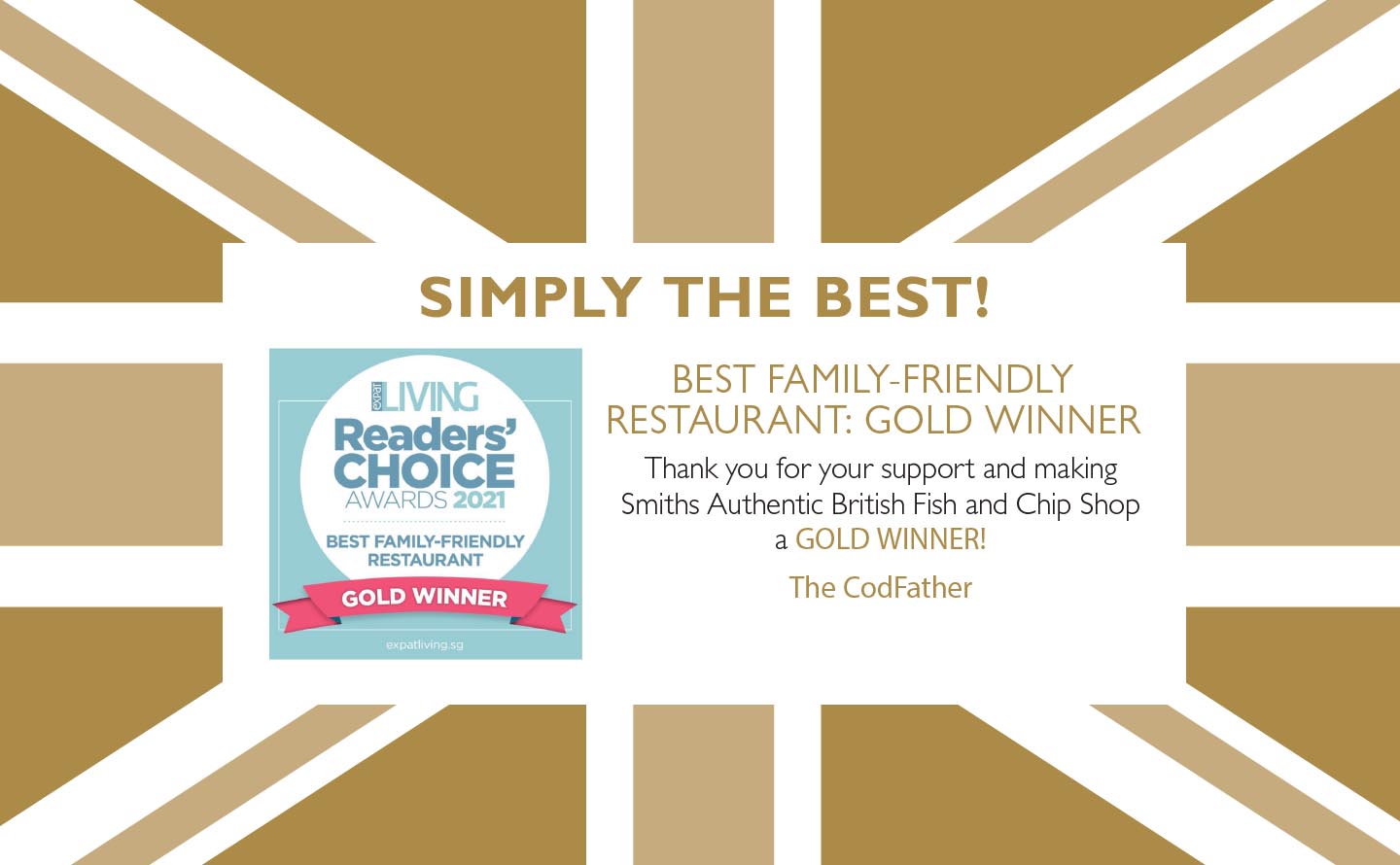 Best Family Friendly Restaurant - Gold Winner